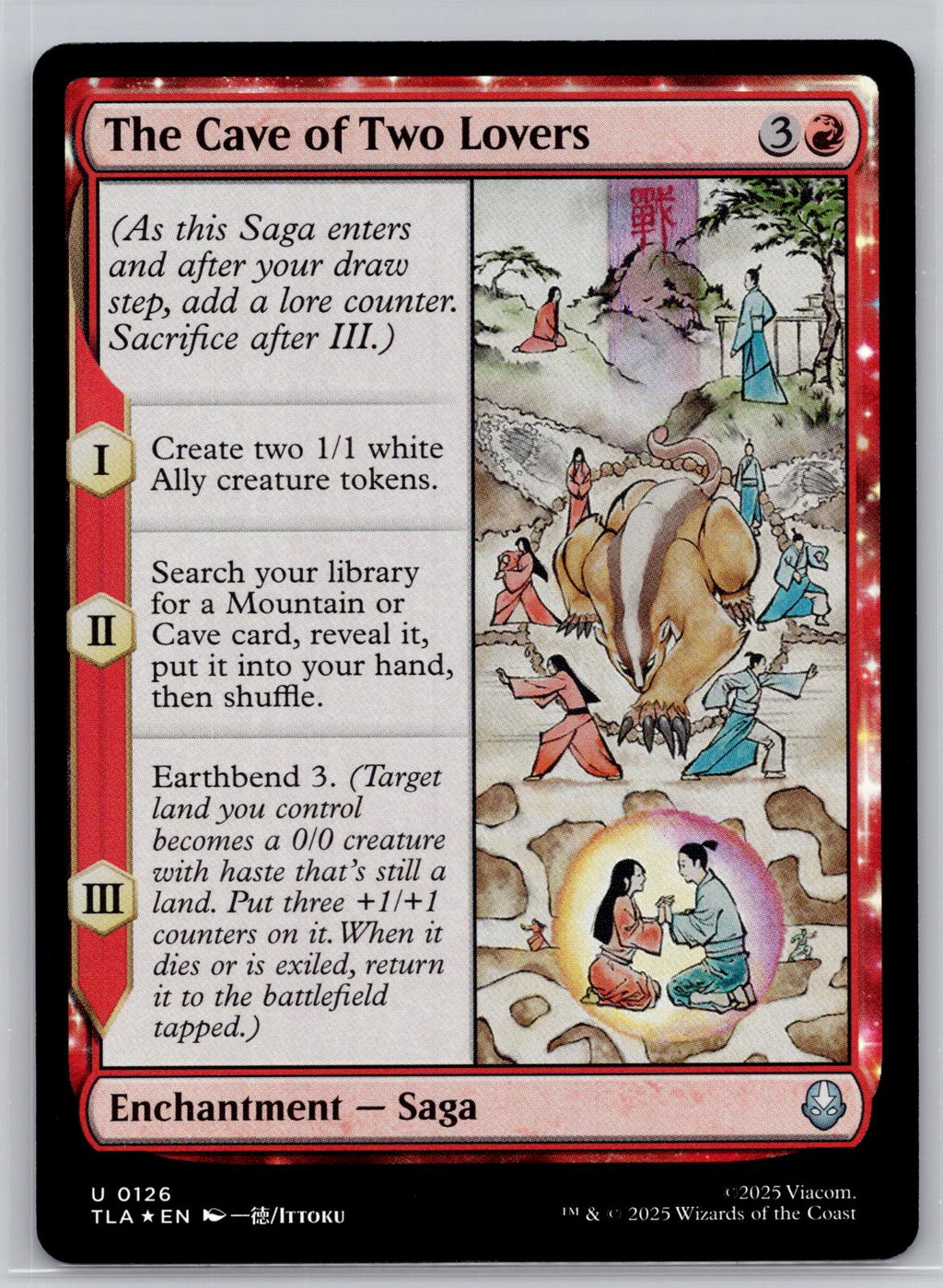 The Cave of Two Lovers Avatar: The Last Airbender Magic: The Gathering Foil NM