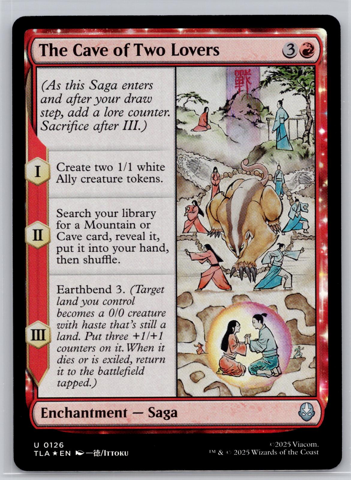 The Cave of Two Lovers Avatar: The Last Airbender Magic: The Gathering Foil NM
