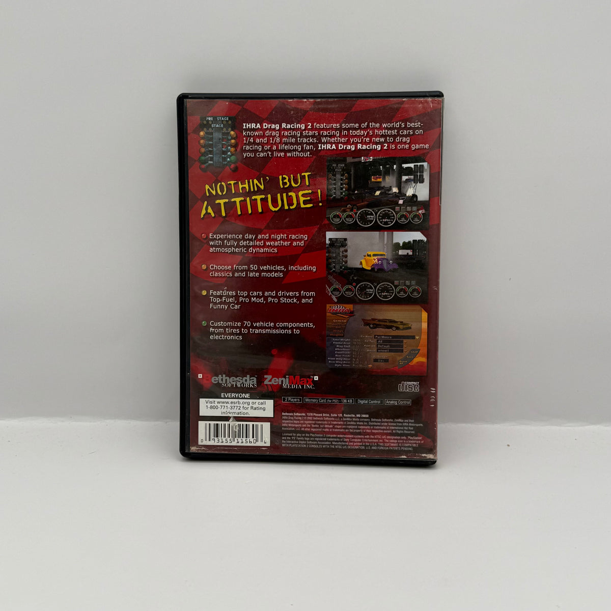 IHRA Drag Racing 2 - PS2 - CIB