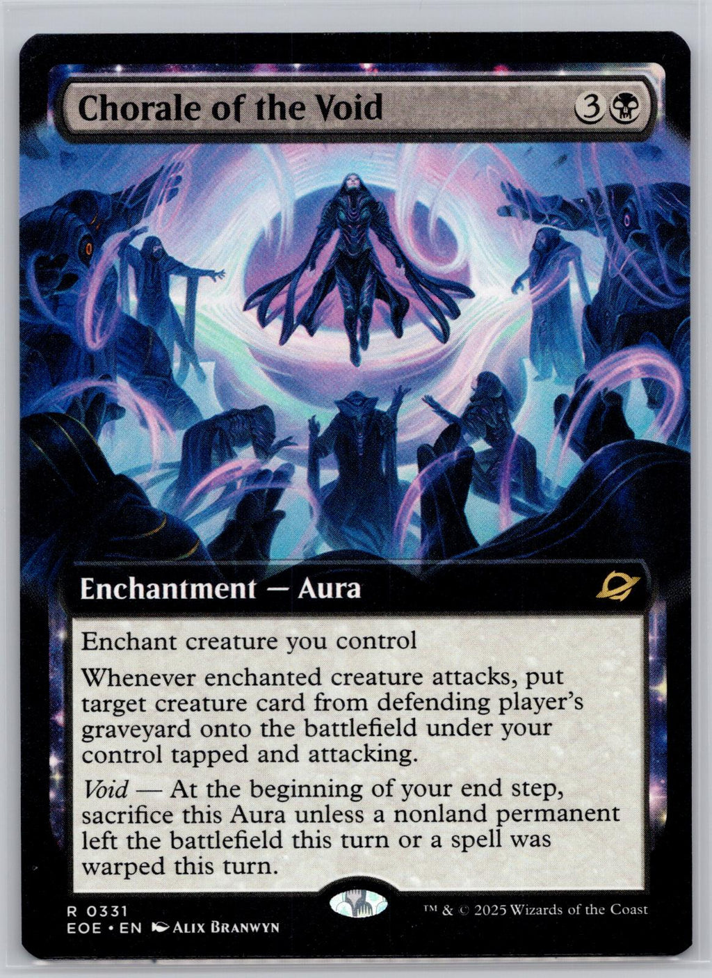 Chorale of the Void (Extended Art) Edge of Eternities Magic: The Gathering NM