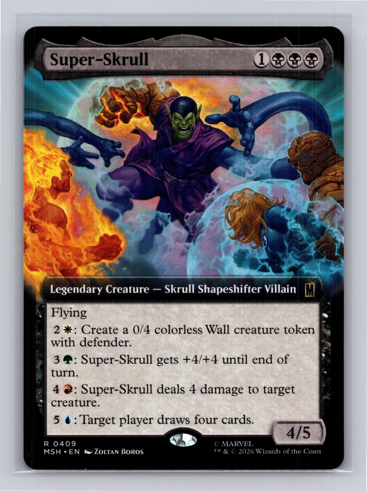 Super-Skrull (Extended Art) Marvel Super Heroes Magic: The Gathering Near Mint