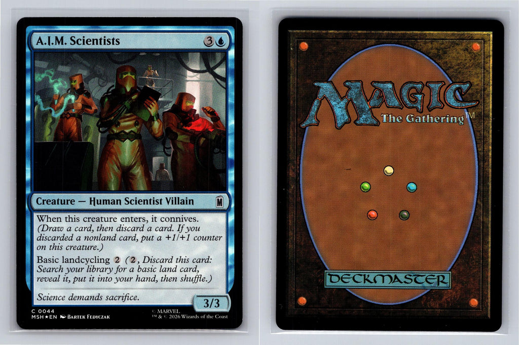 A.I.M. Scientists Marvel Super Heroes Magic: The Gathering Foil Near Mint