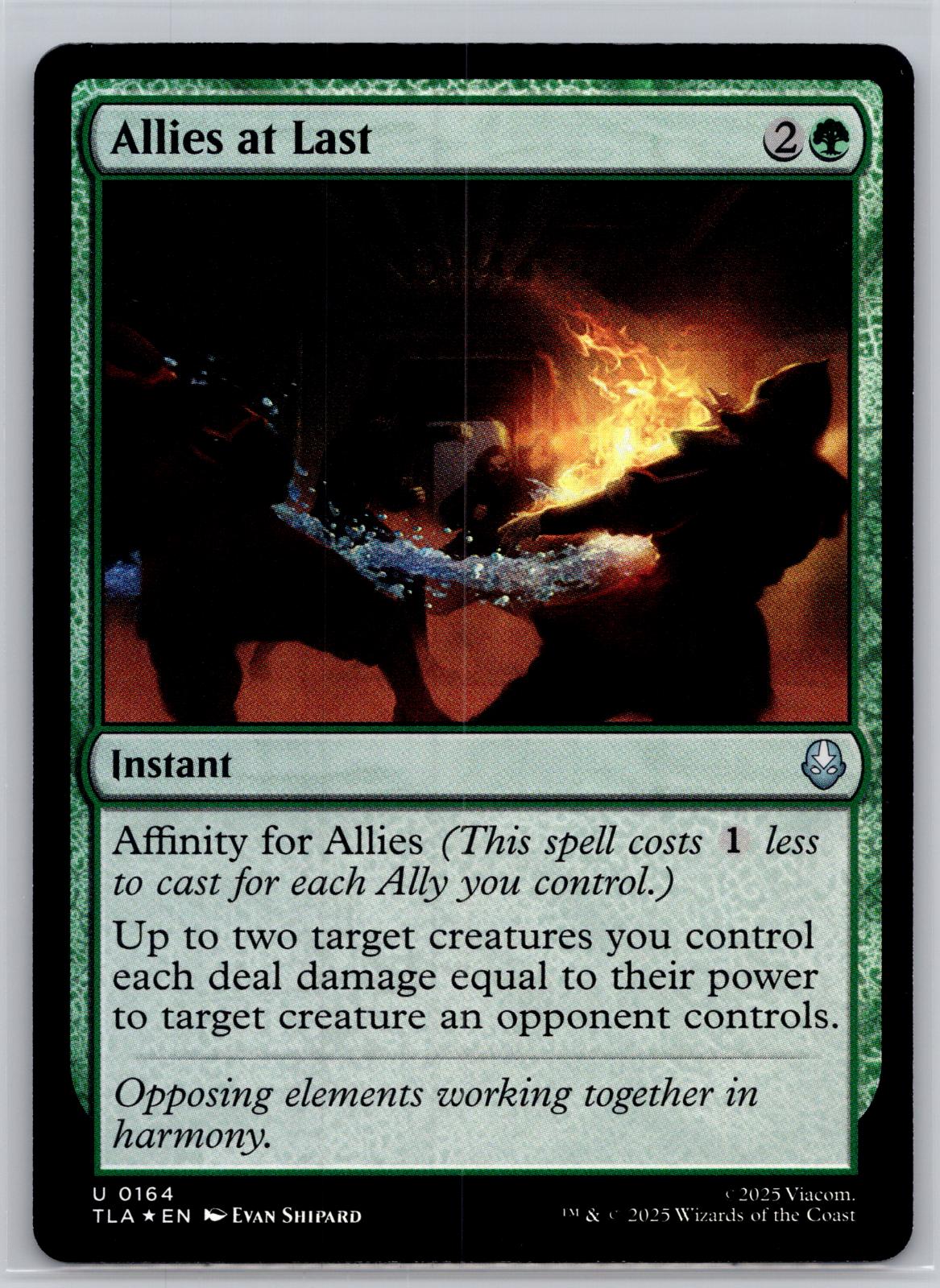 Allies at Last Avatar: The Last Airbender Magic: The Gathering Foil Near Mint