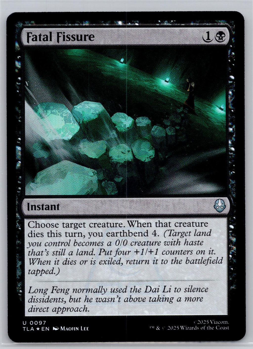 Fatal Fissure Avatar: The Last Airbender Magic: The Gathering Foil Near Mint