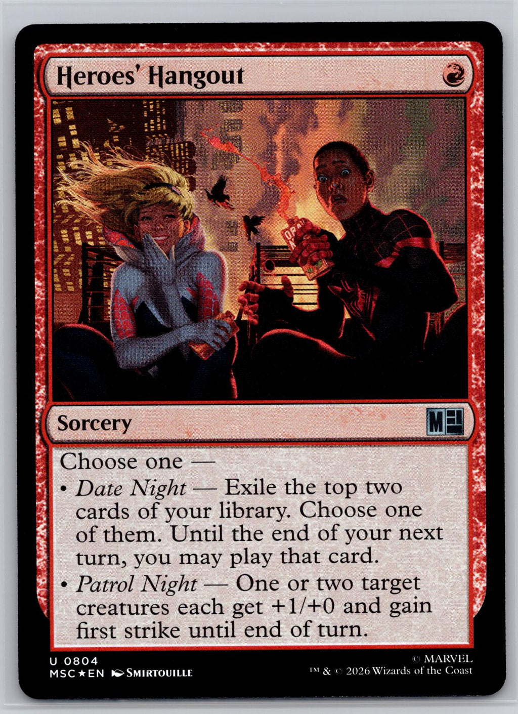 Heroes' Hangout Commander: Marvel Super Heroes Magic: The Gathering Foil NM