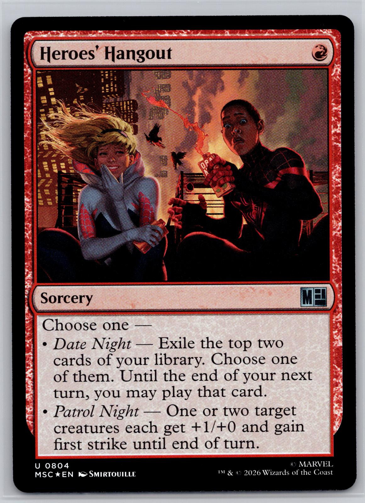 Heroes' Hangout Commander: Marvel Super Heroes Magic: The Gathering Foil NM