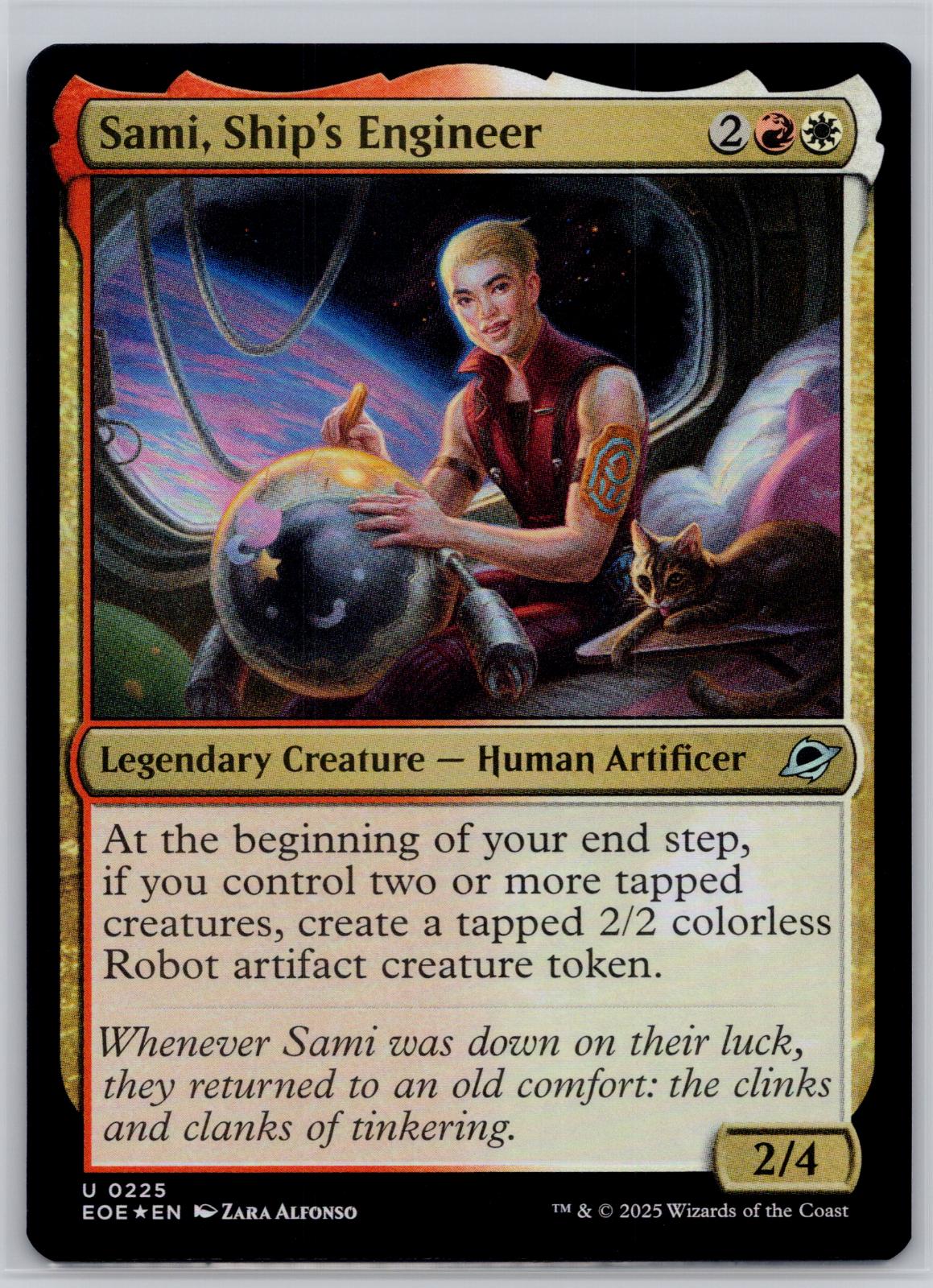 Sami, Ship's Engineer Edge of Eternities Magic: The Gathering Foil Near Mint
