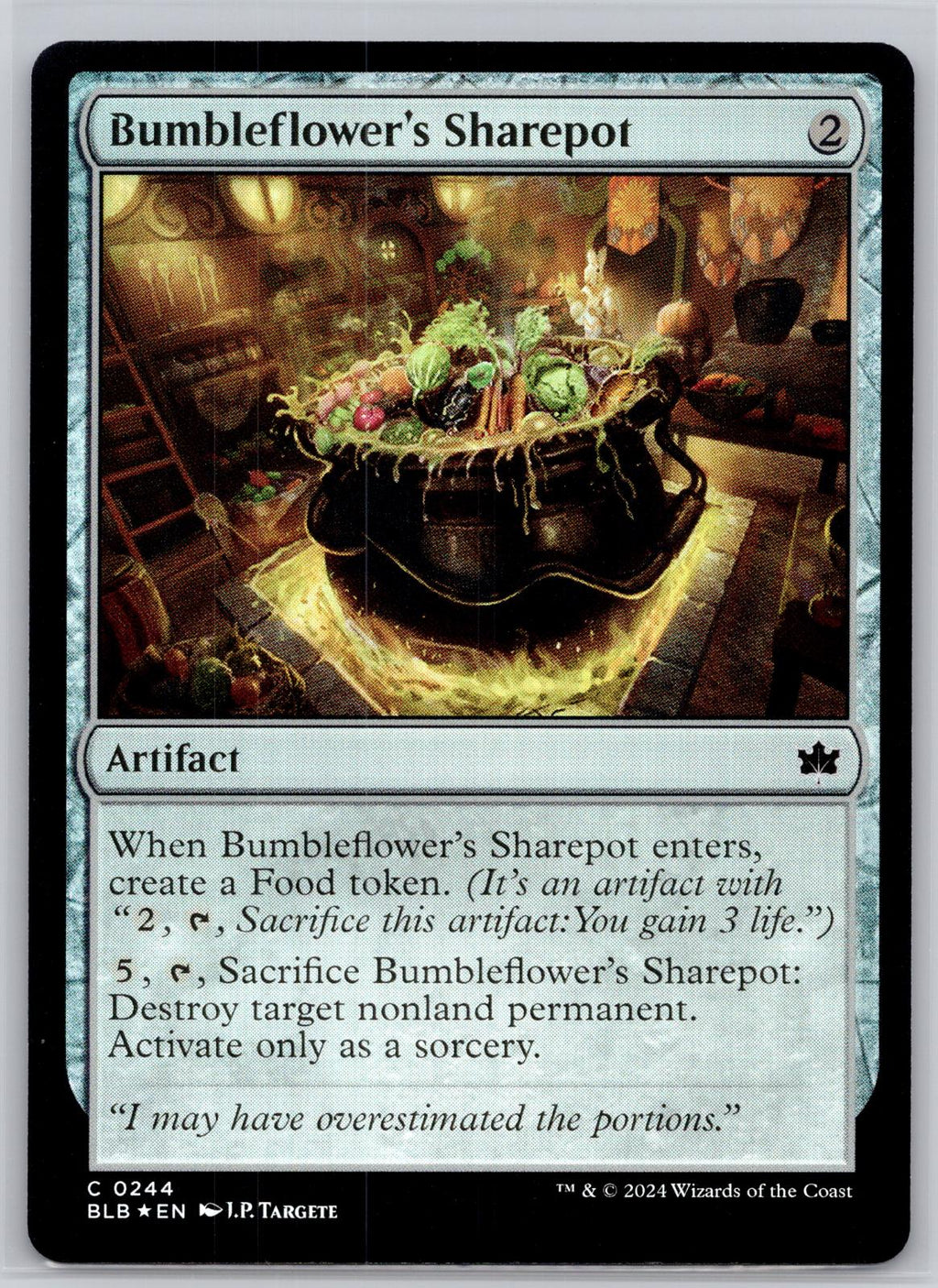 Bumbleflower's Sharepot Bloomburrow Magic: The Gathering Foil Near Mint