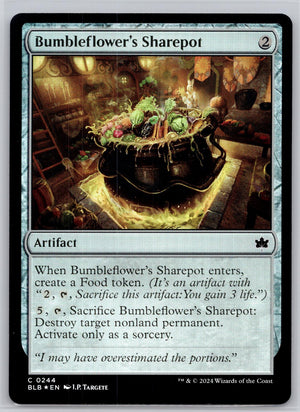 Bumbleflower's Sharepot Bloomburrow Magic: The Gathering Foil Near Mint