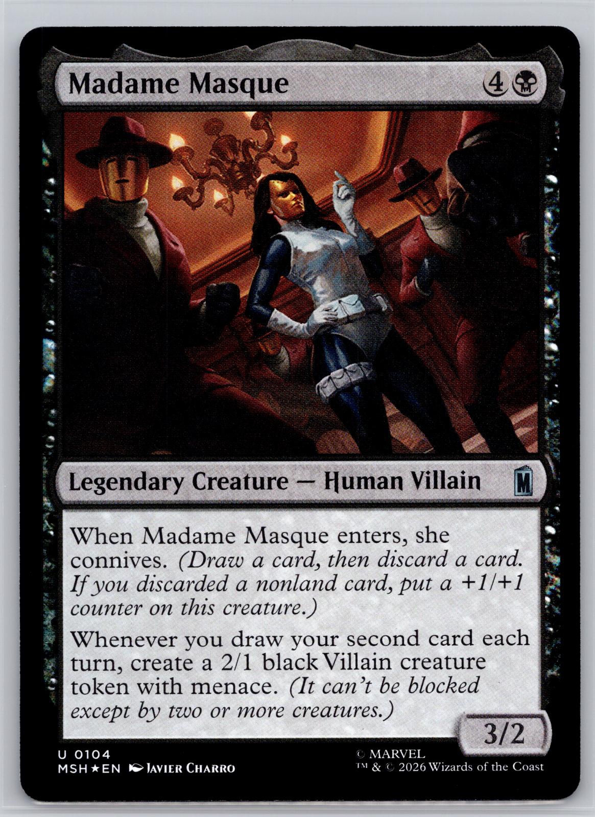 Madame Masque Marvel Super Heroes Magic: The Gathering Foil Near Mint