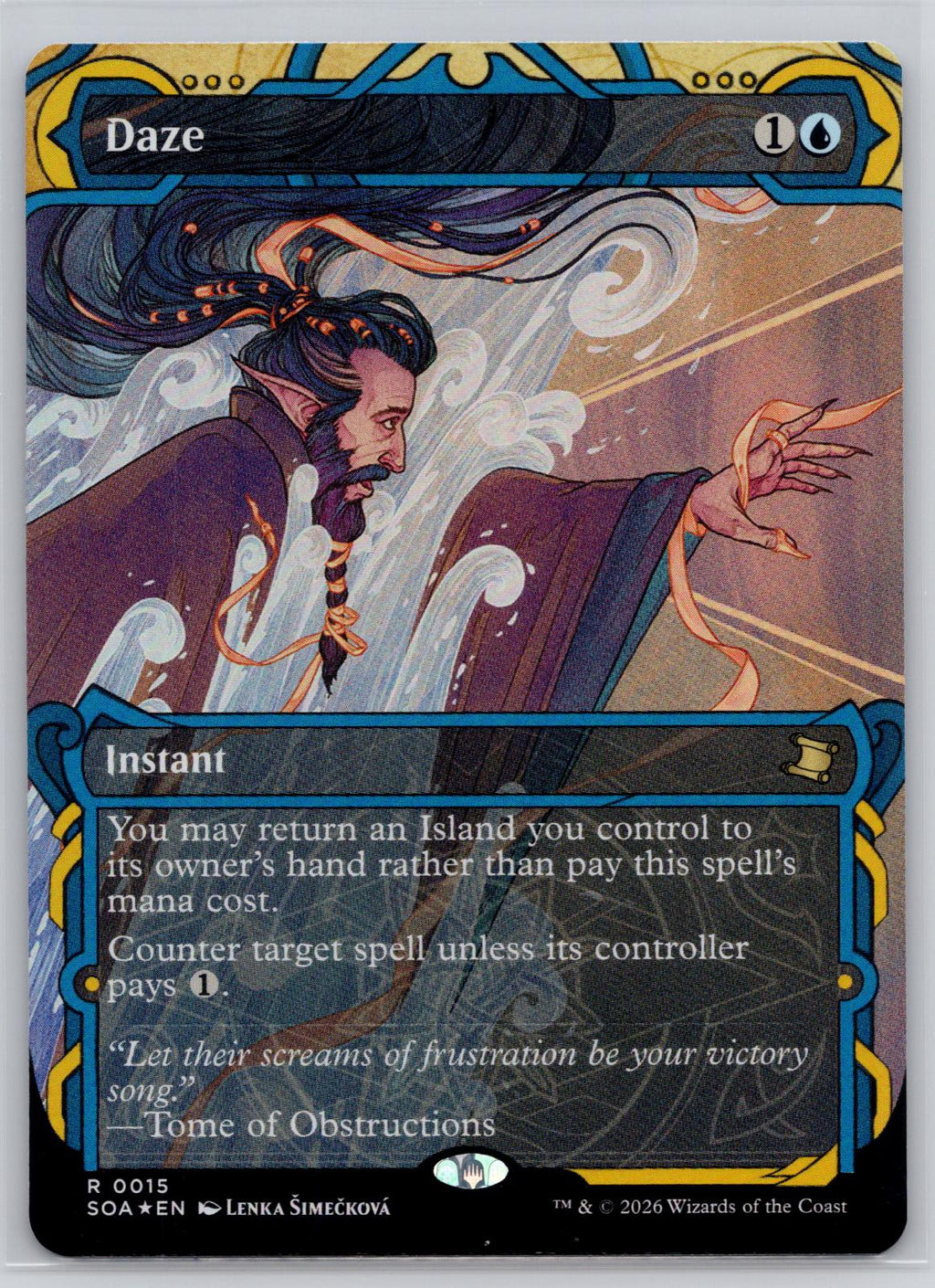 Daze Secrets of Strixhaven: Mystical Archive Magic: The Gathering Foil Near Mint