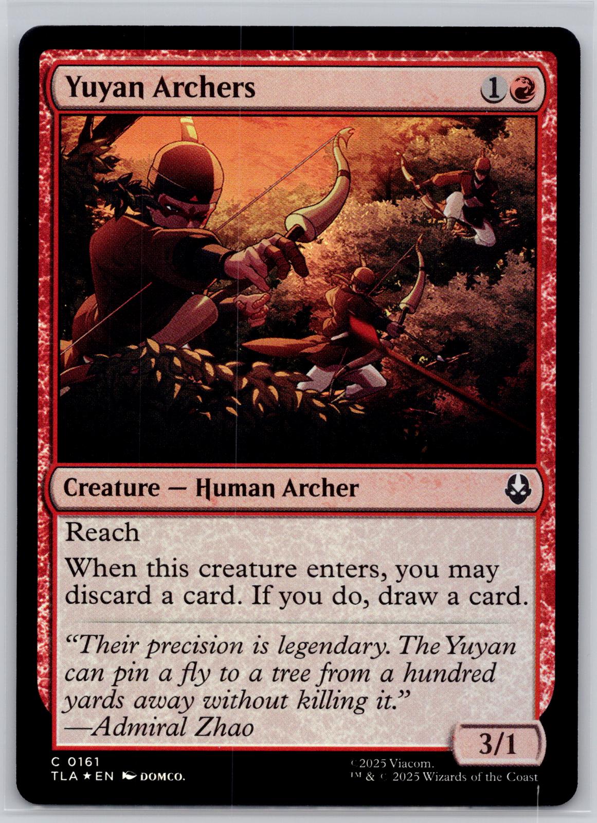 Yuyan Archers Avatar: The Last Airbender Magic: The Gathering Foil Near Mint