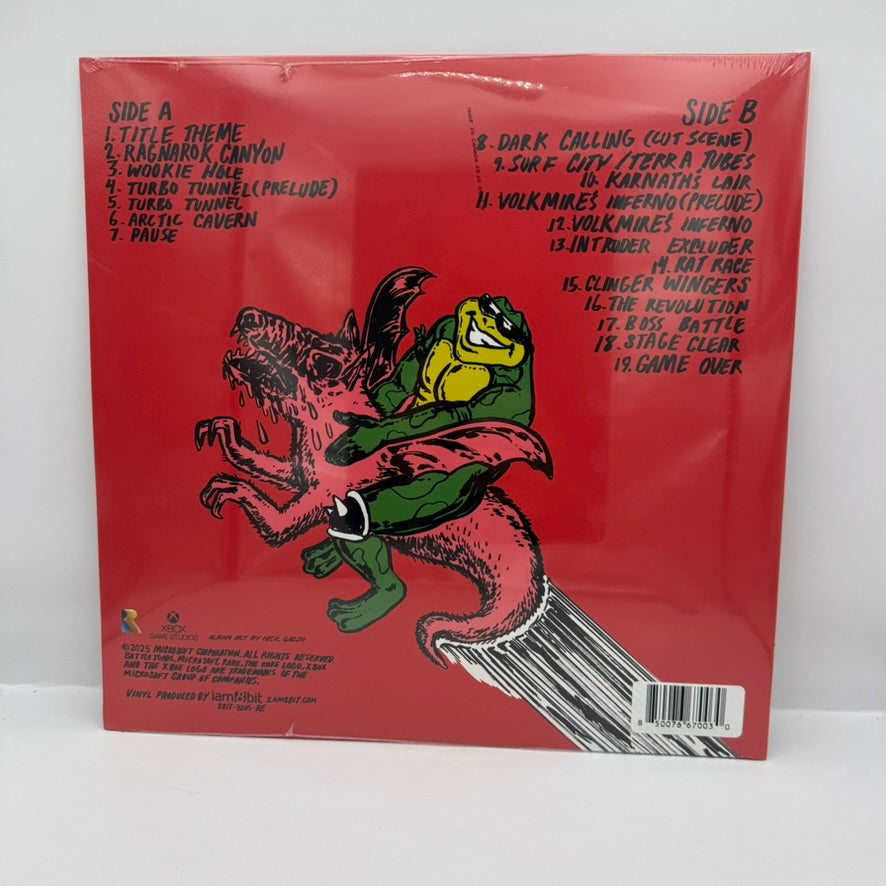 Battletoads Original Soundtrack Reissue Vinyl - New Sealed