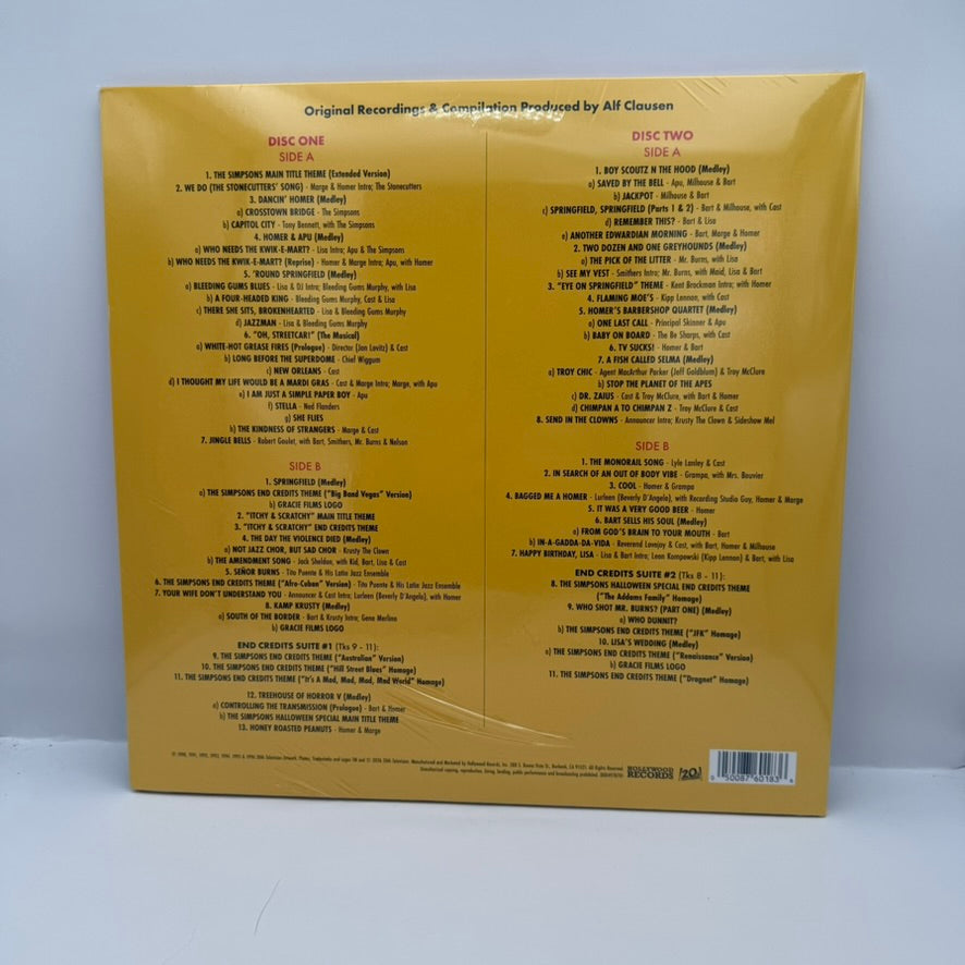 The Simpsons: Songs in the Key of Springfield Vinyl - New Sealed