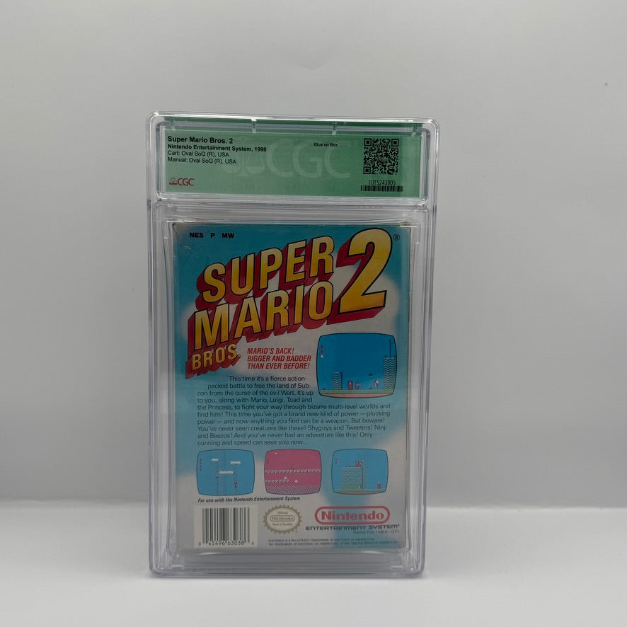 Super Mario Bros. 2 (NES) CGC 7.5 CIB