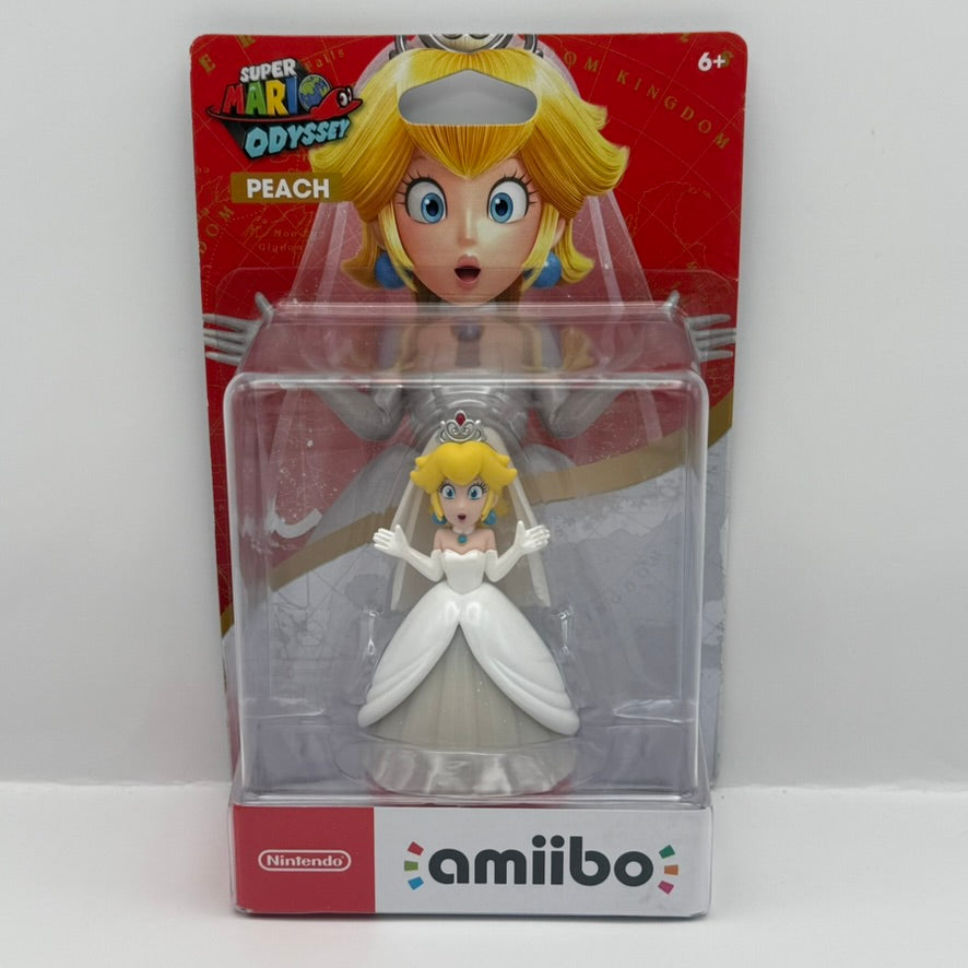 Peach Wedding Outfit Amiibo - Super Mario Odyssey - New