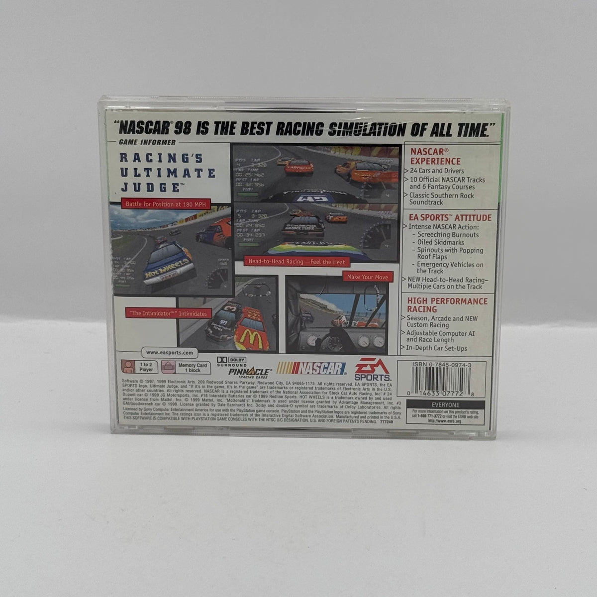 NASCAR 98 (Greatest Hits) - PS1 - CIB