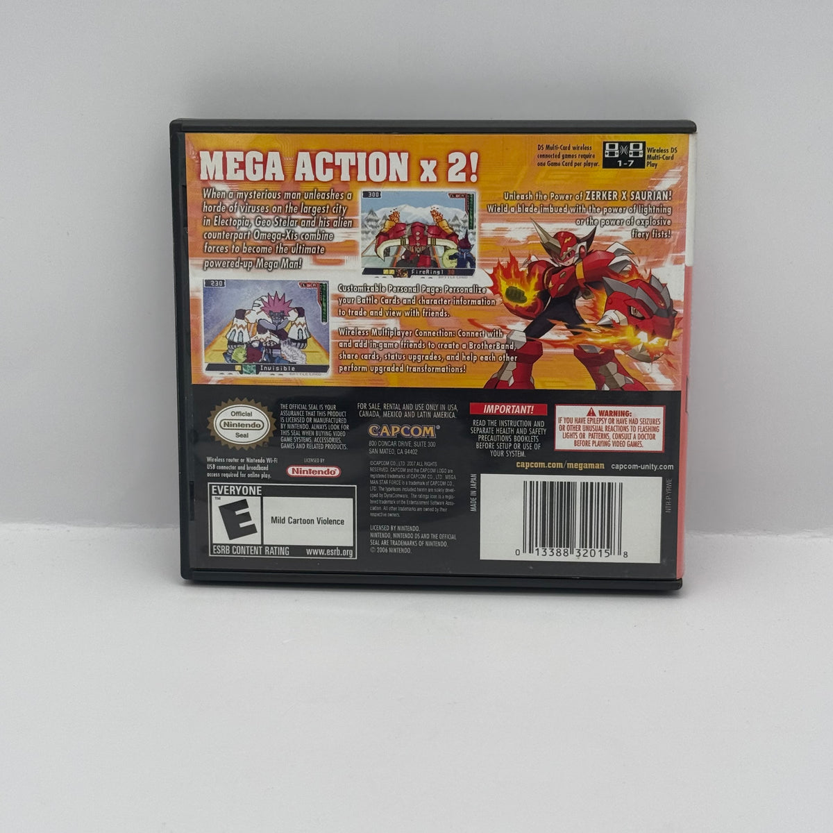 Mega Man Star Force 2: Zerker × Saurian - Nintendo DS - CIB