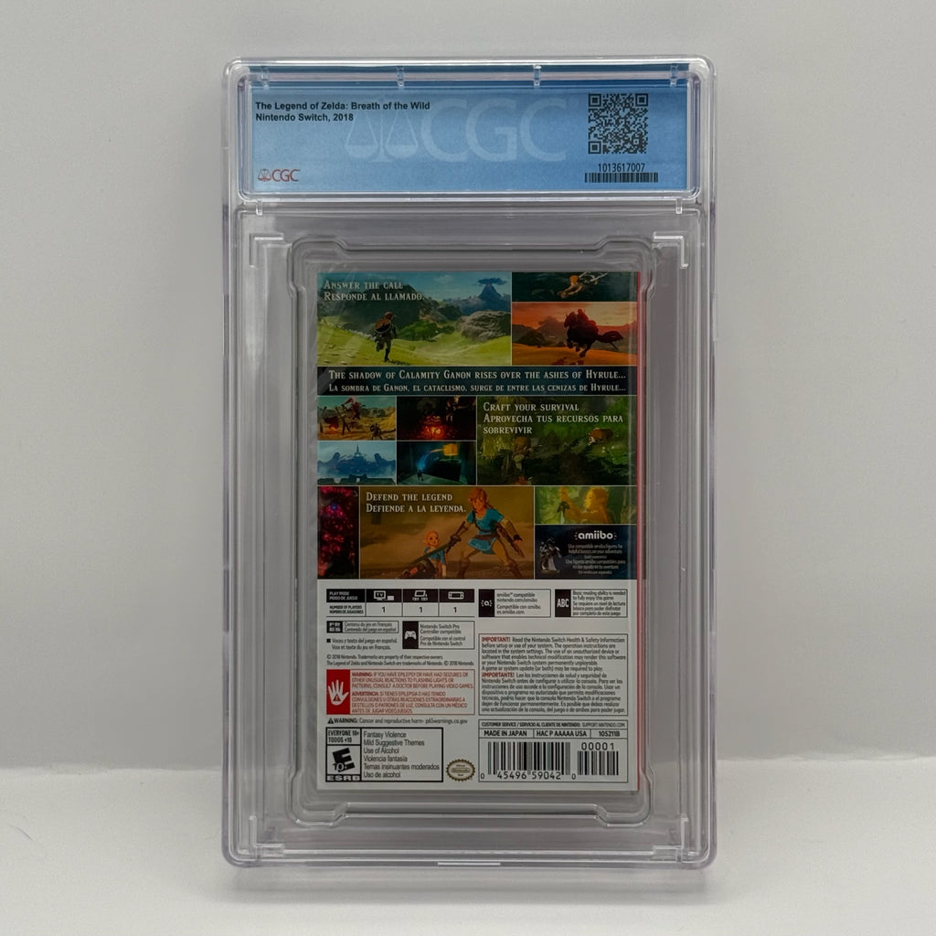 Legend of Zelda Breath of the Wild - Nintendo Switch CGC 9.8 A++