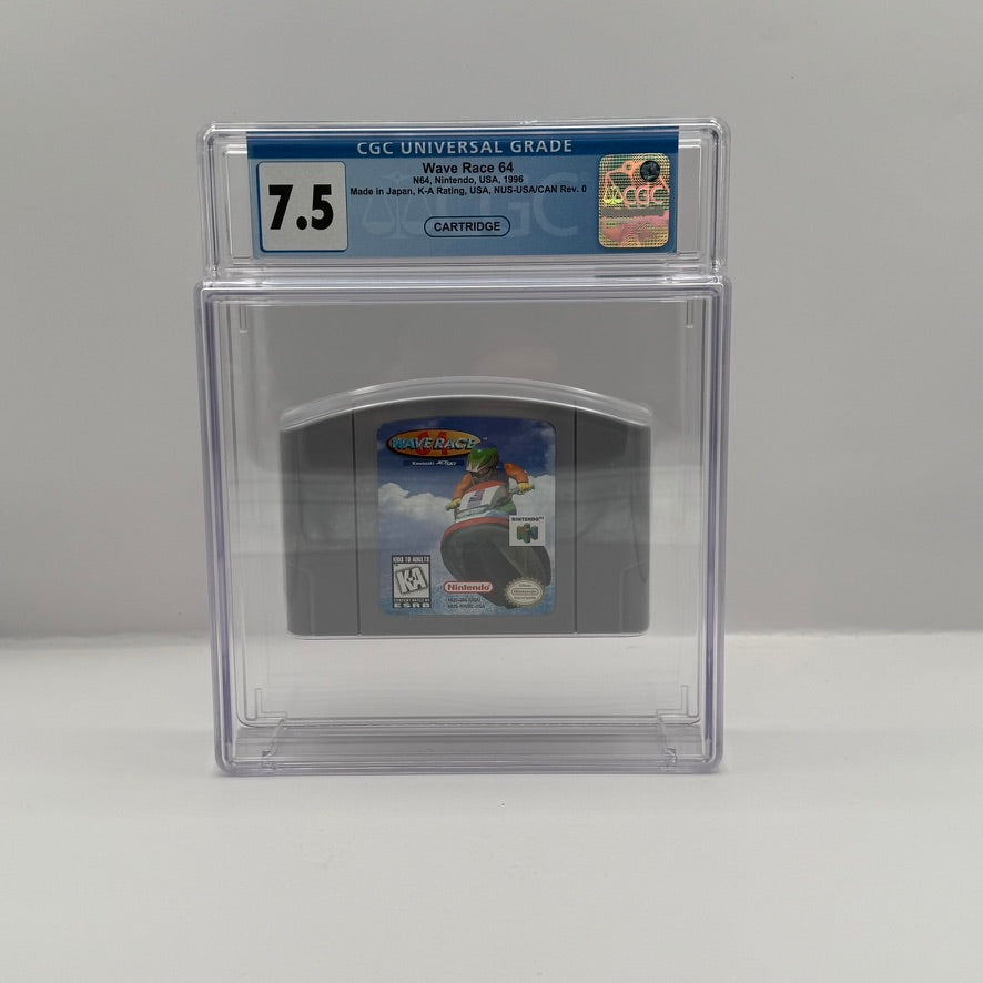 Wave Race 64 (N64) CGC 7.5 Graded Cartridge