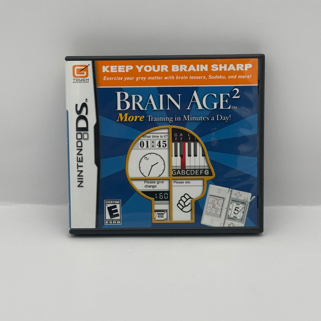 Brain Age 2: More Training in Minutes a Day! - Nintendo DS - CIB