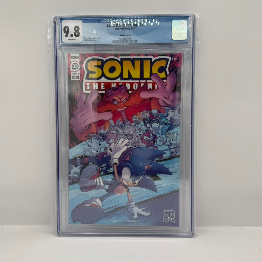 Sonic the Hedgehog #33 Dutreix Variant (IDW Publishing, 9/20) - CGC 9.8