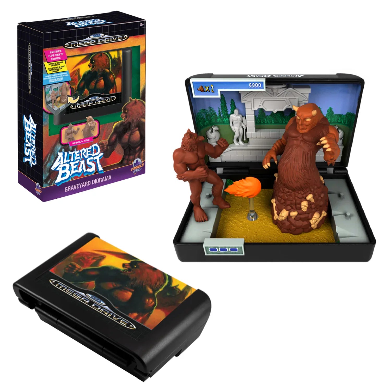 Console Heroes SEGA Altered Beast Diorama