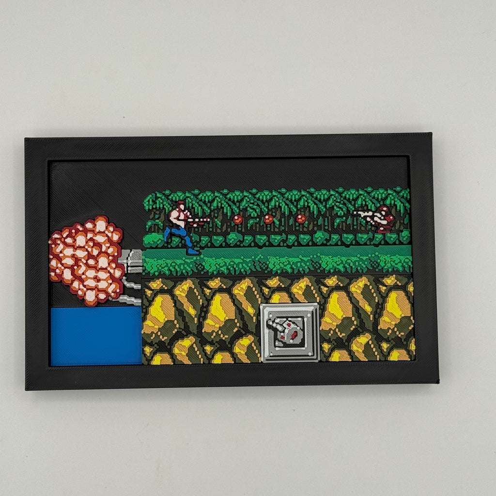 Contra Level 1 Scene 3D Print