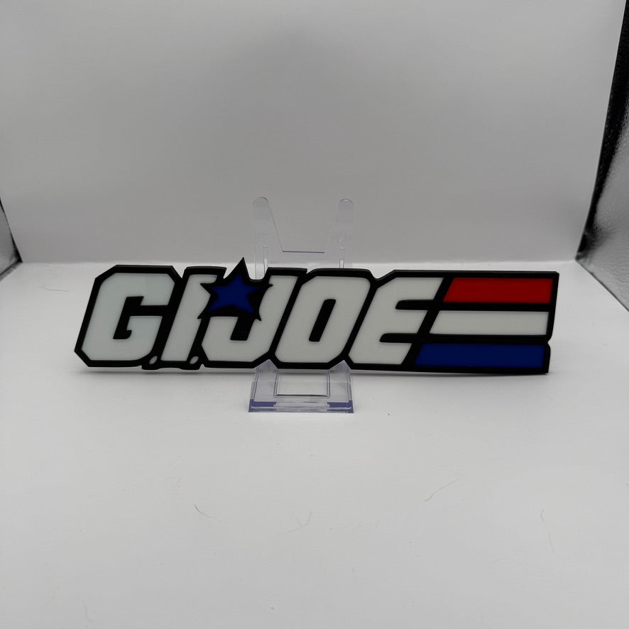 G.I. Joe Logo — 3D Printed Wall / Display Piece
