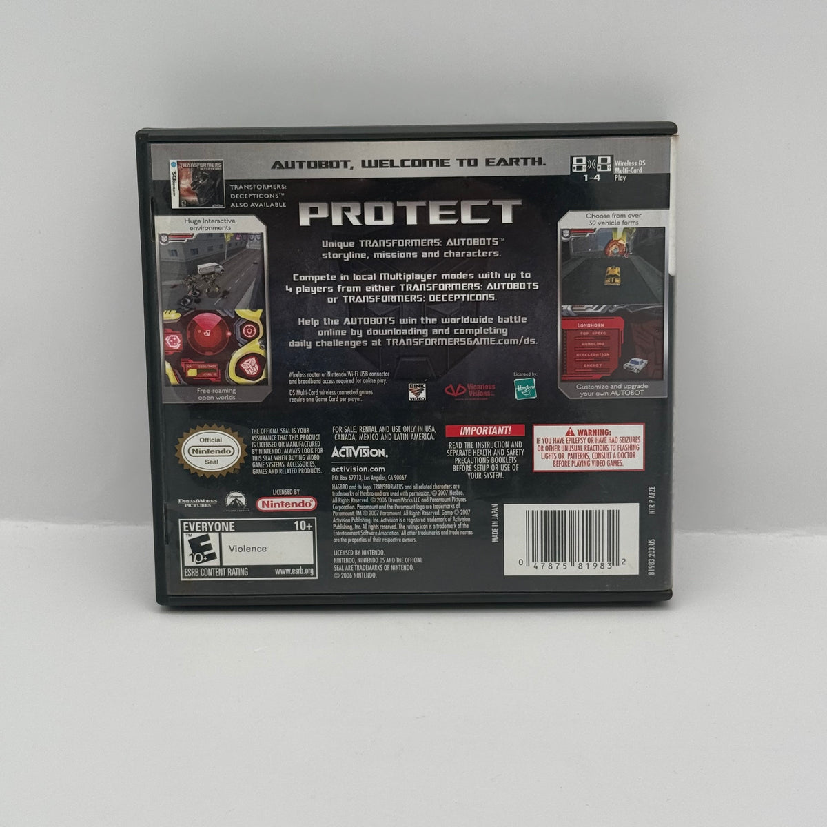 Transformers: Autobots - Nintendo DS - CIB
