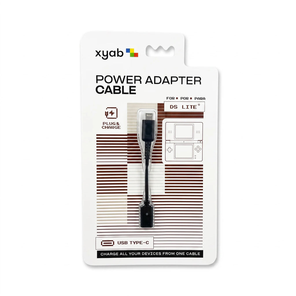 Nintendo DS Lite USB-C Power Adapter Cable