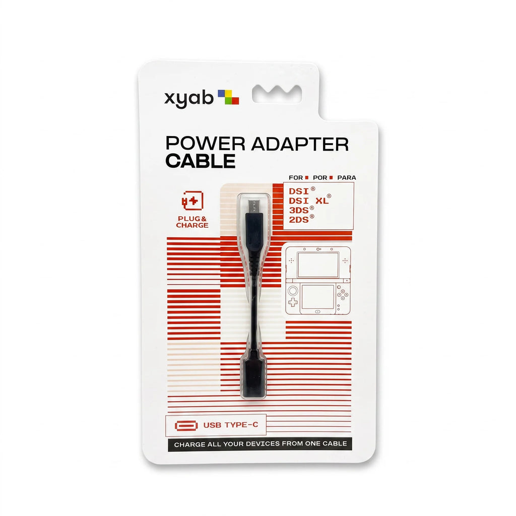 Nintendo DSi / DSi XL / 3DS / 2DS USB-C Power Adapter Cable