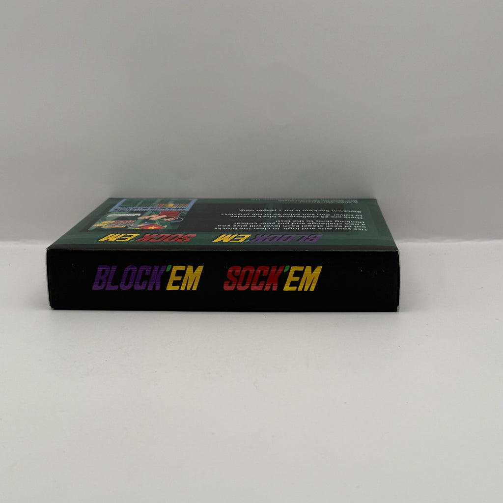 Super Block'em Sock'em (Signed by John Hancock) - SNES - CIB