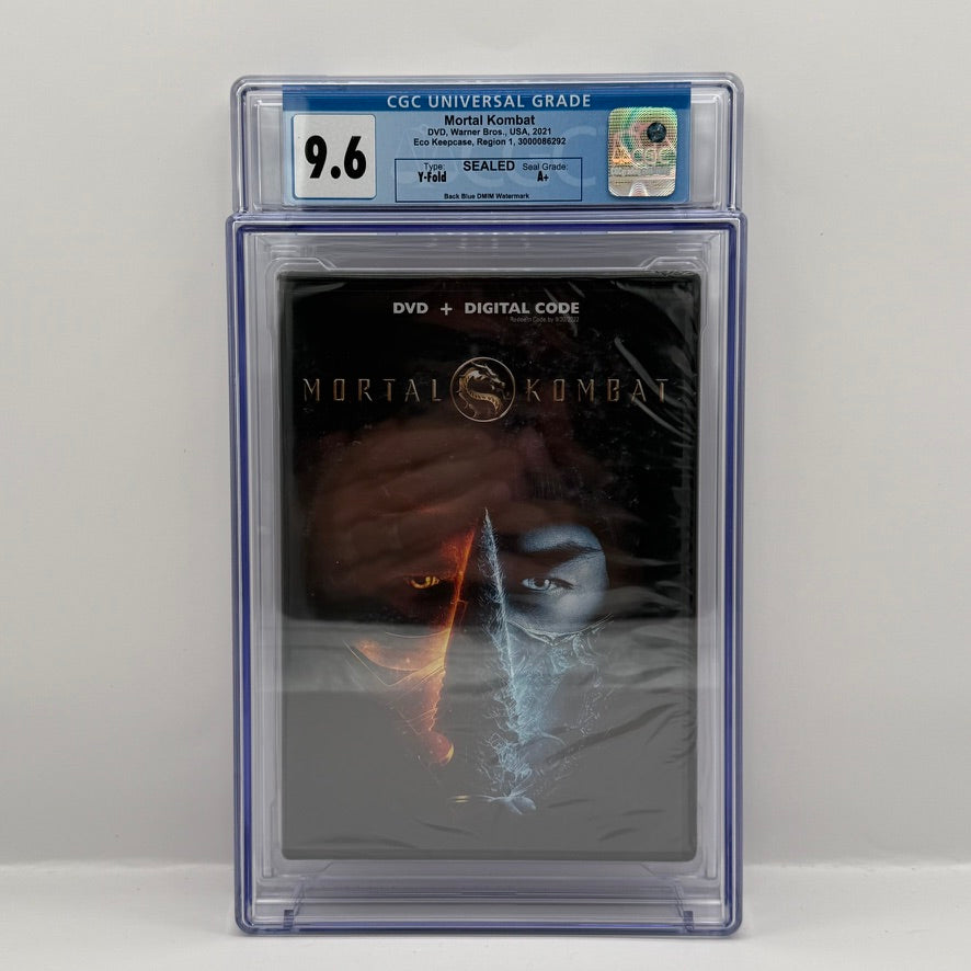 Mortal Kombat (2021) DVD CGC 9.6 A+