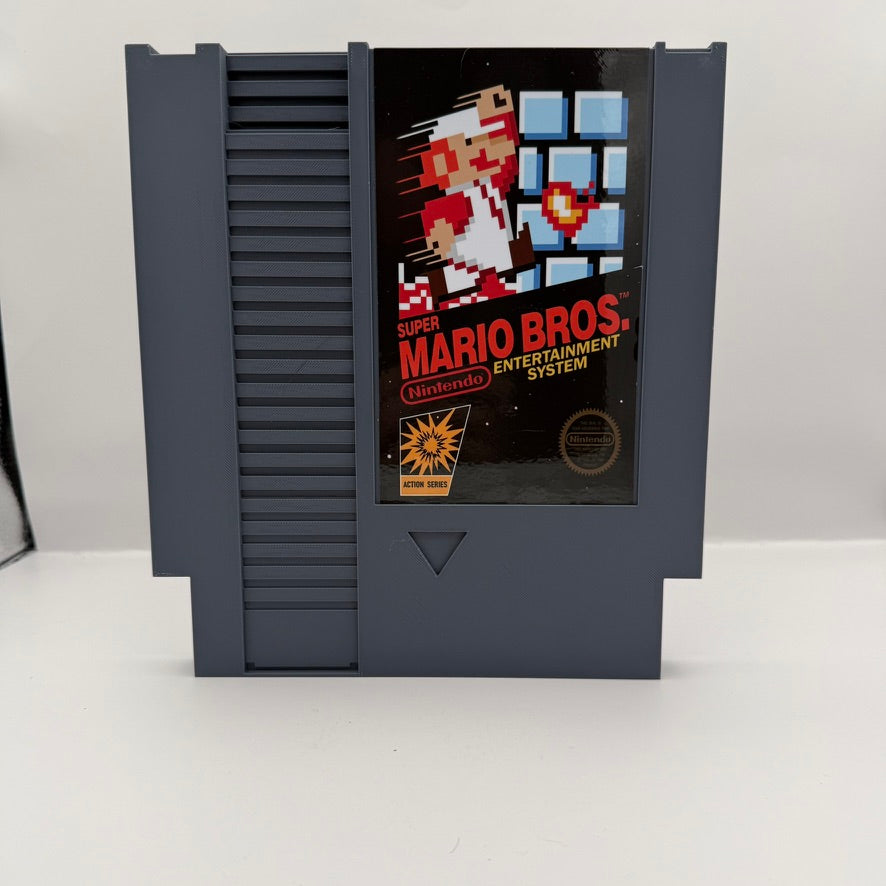 Super Mario Bros. Giant NES Cartridge — 3D Printed Display Piece