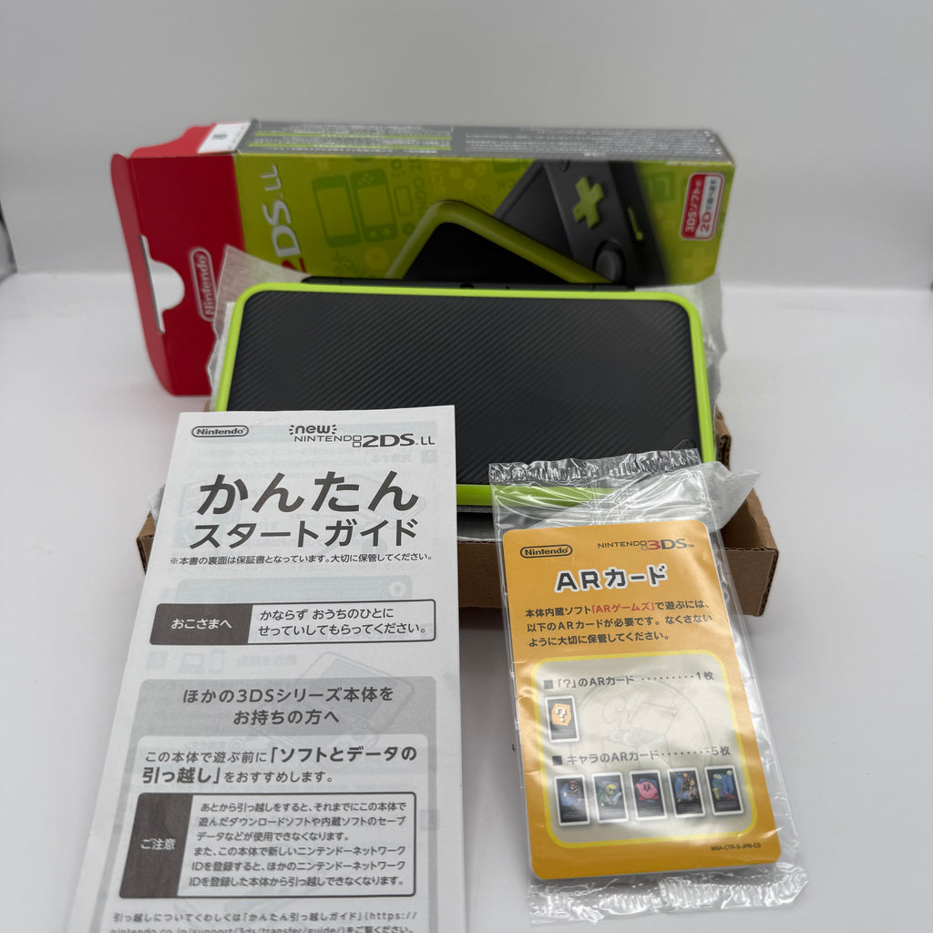 New Nintendo 2DS LL Black & Lime (JP Nintendo 3DS)