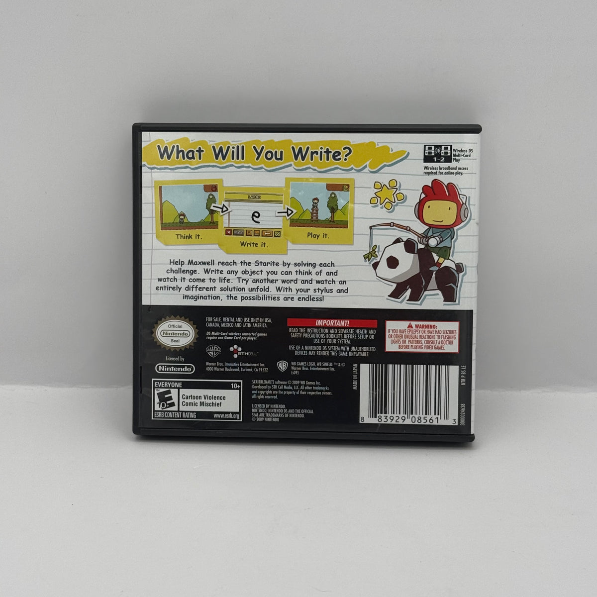 Scribblenauts - Nintendo DS - CIB