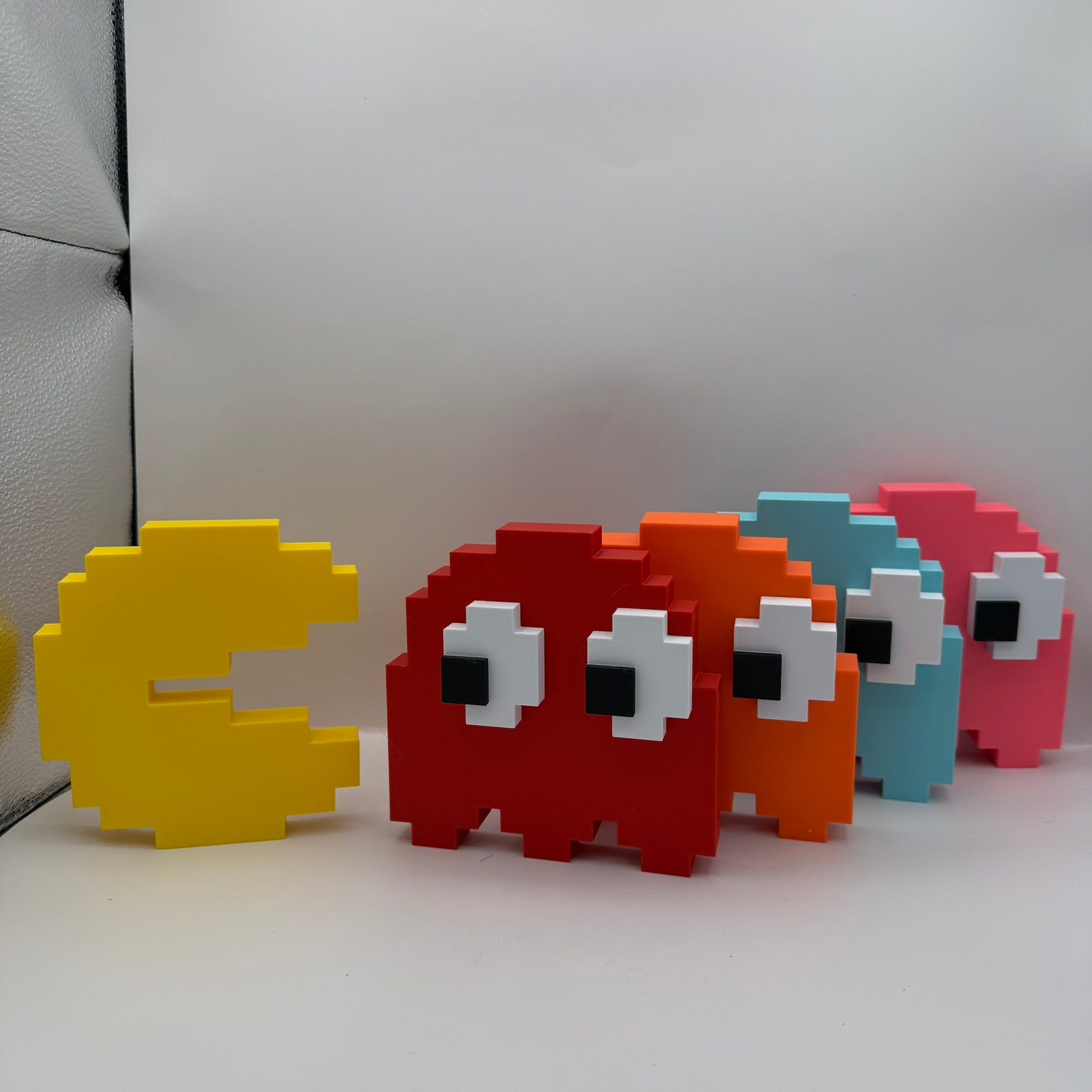 Pac-Man & Ghosts 3D Printed Figure Set