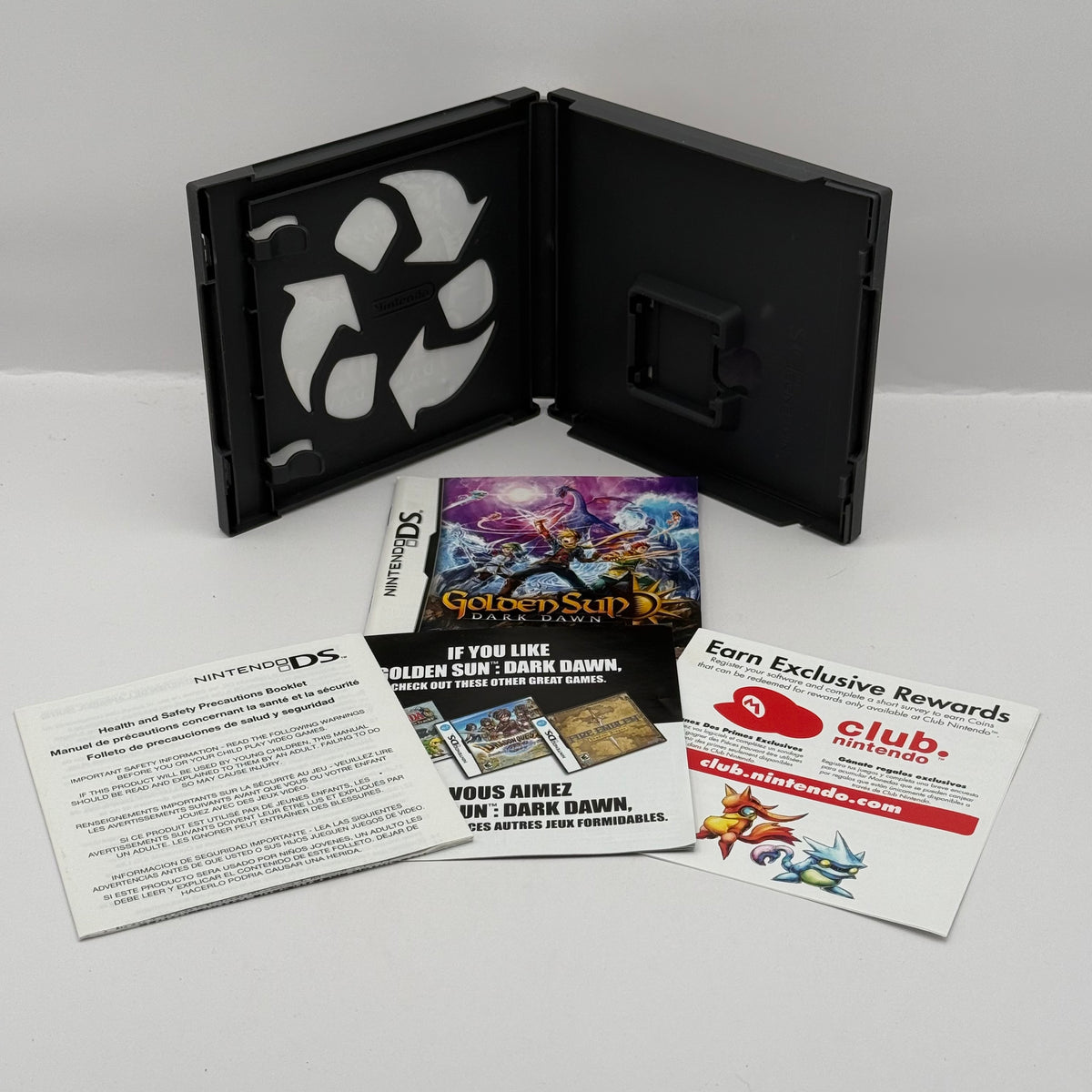 Golden Sun: Dark Dawn - Nintendo DS - Case & Manual Only (No Game)