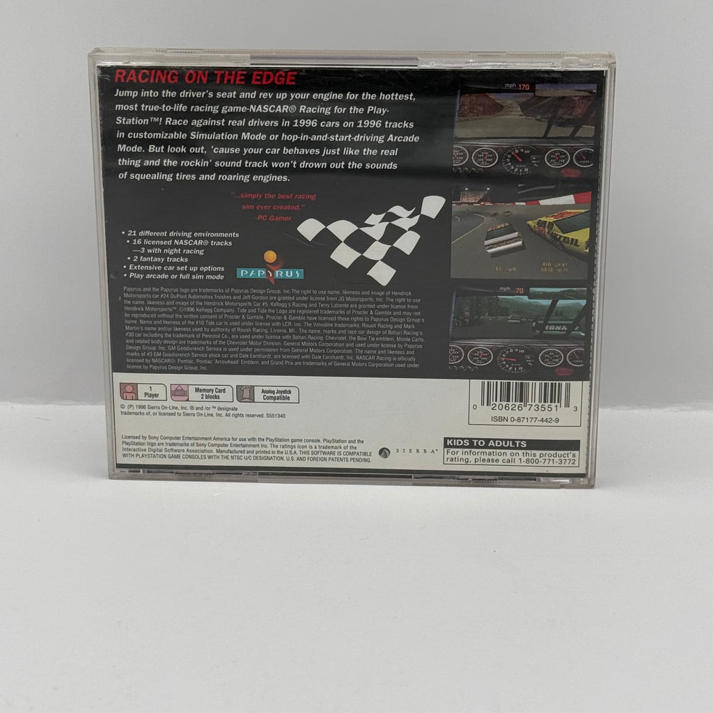 NASCAR Racing - PS1 - CIB