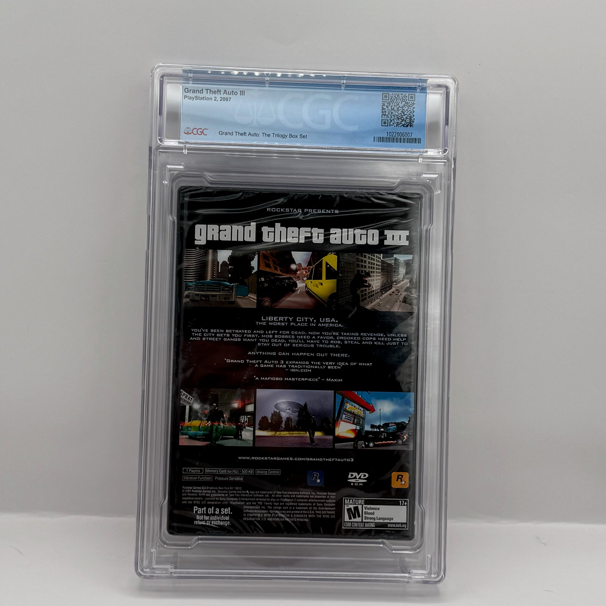 Grand Theft Auto III - PS2 CGC 9.6 A+