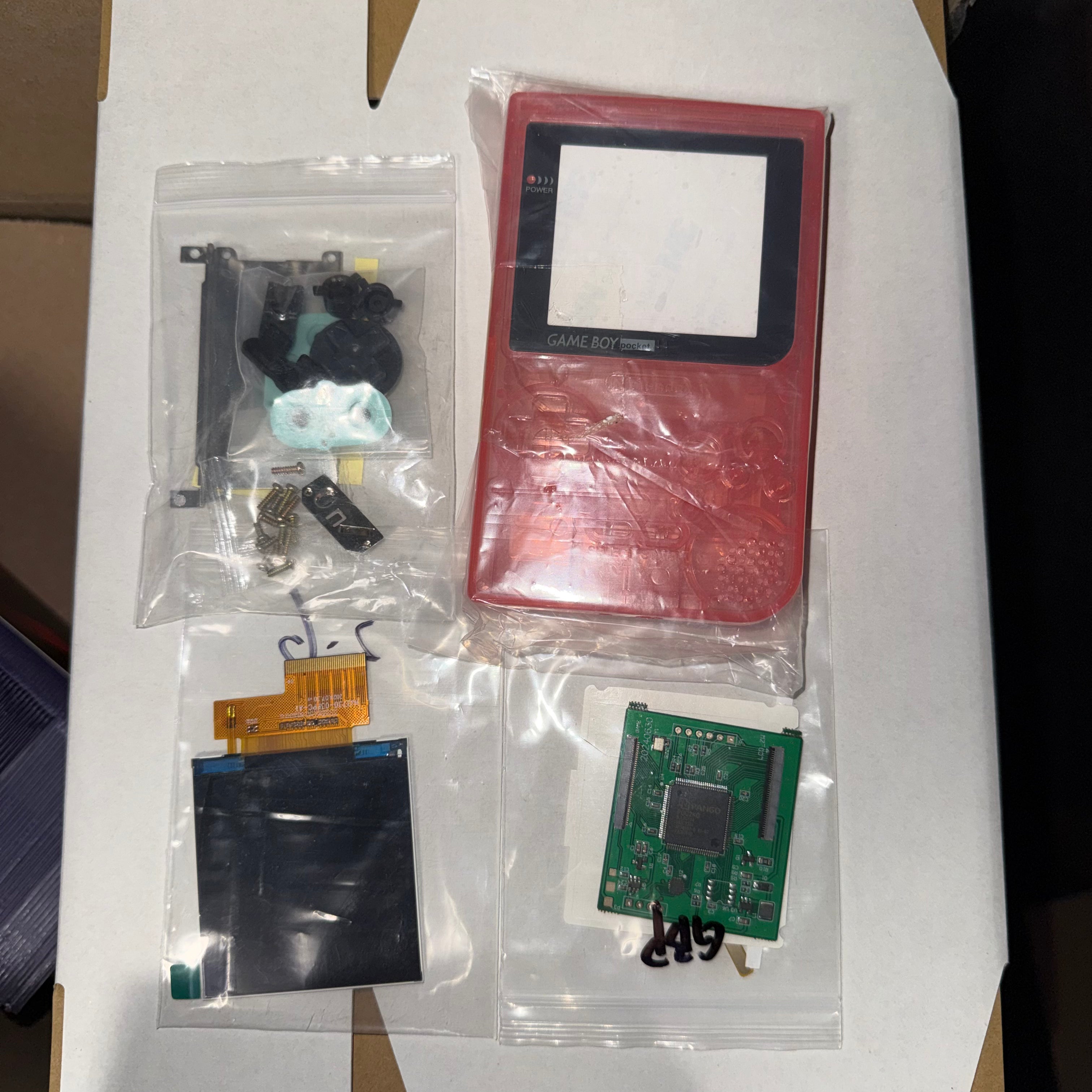 Game Boy Pocket IPS Screen Mod Kit