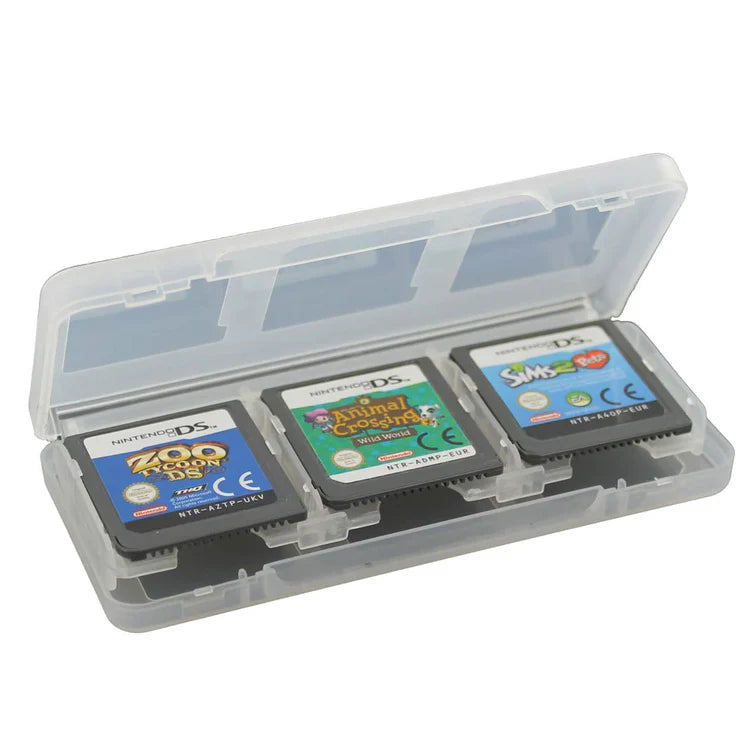 Boîtier pour 6 cartouches de jeux Nintendo DS