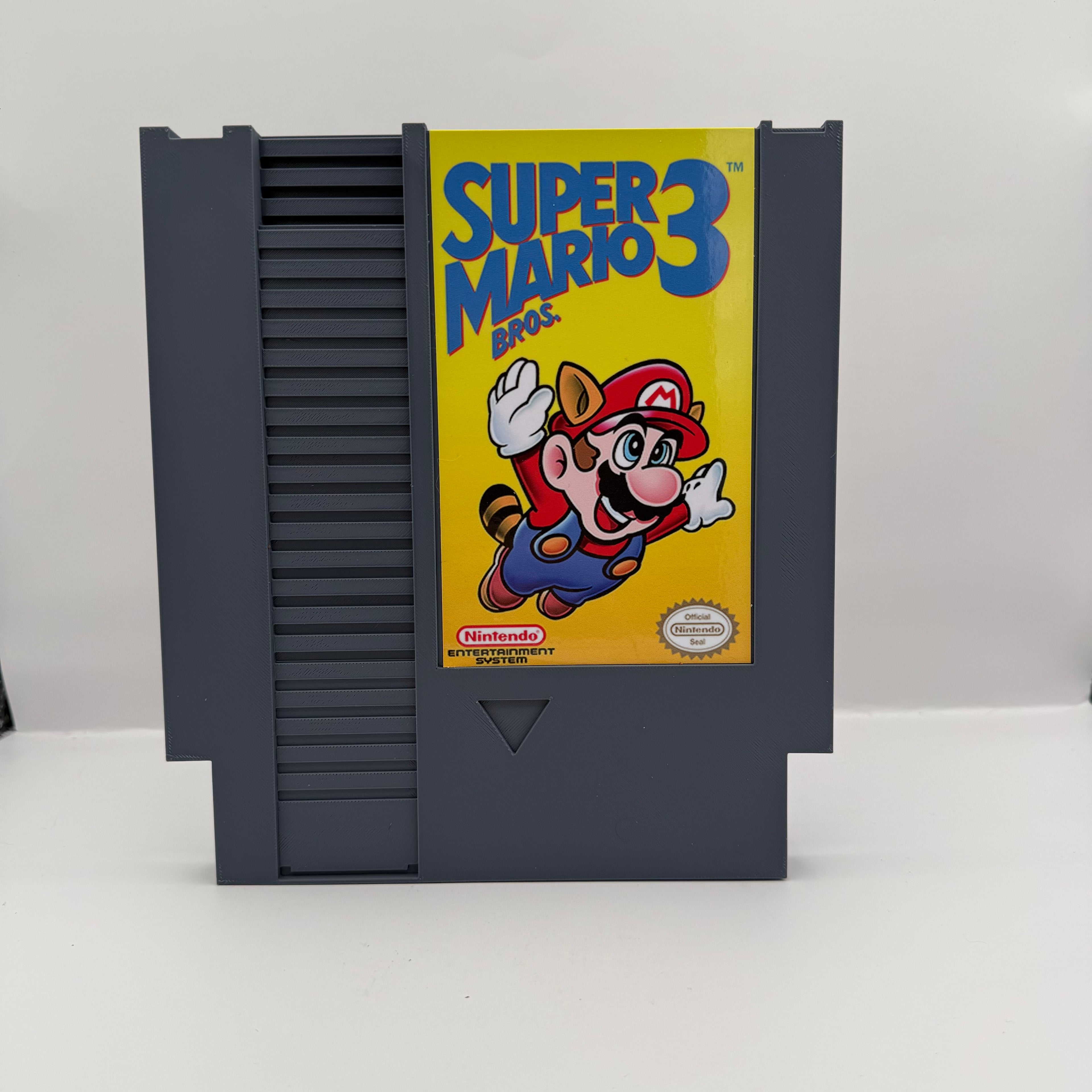 Super Mario Bros. 3 Giant NES Cartridge — 3D Printed Display Piece