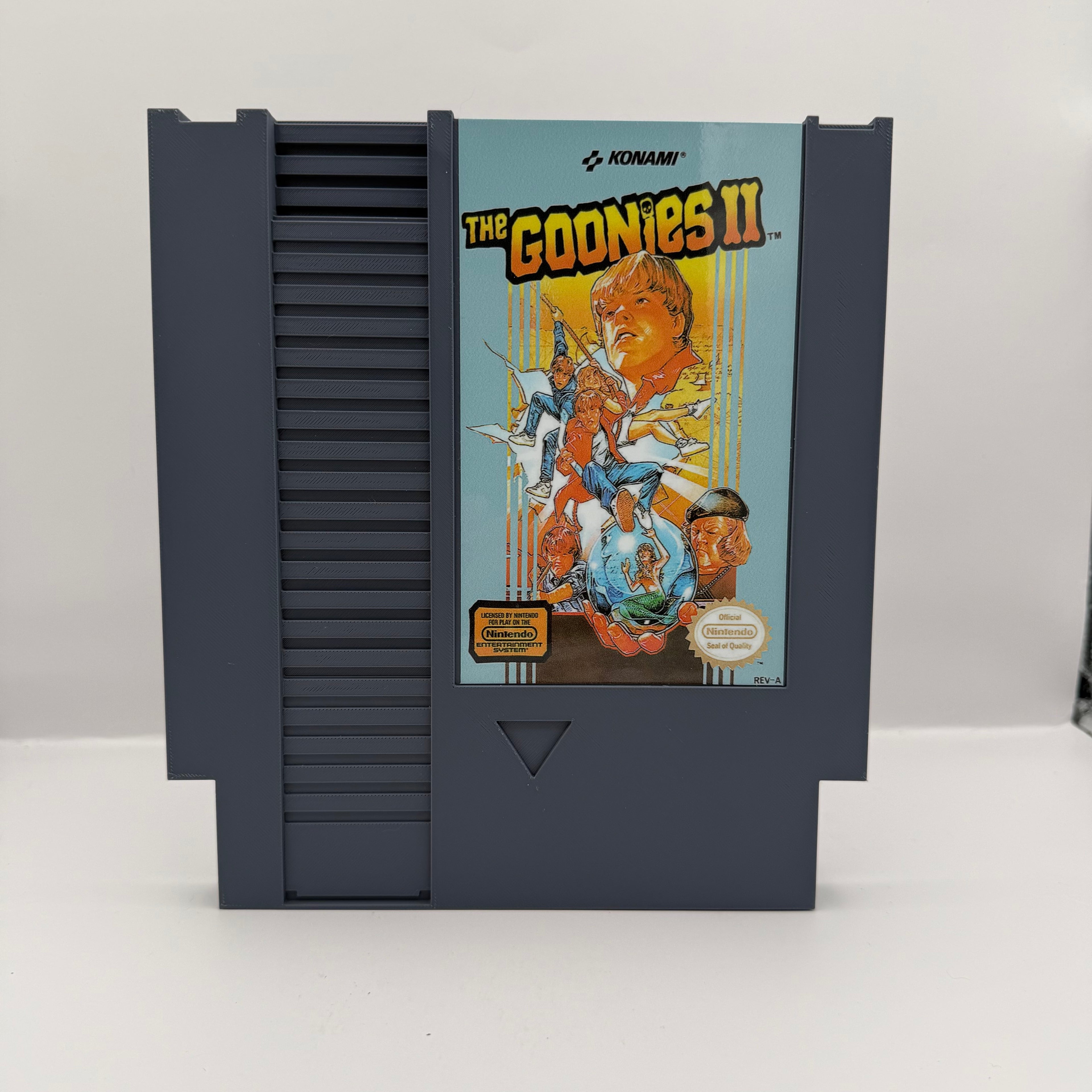The Goonies II Giant NES Cartridge — 3D Printed Display Piece