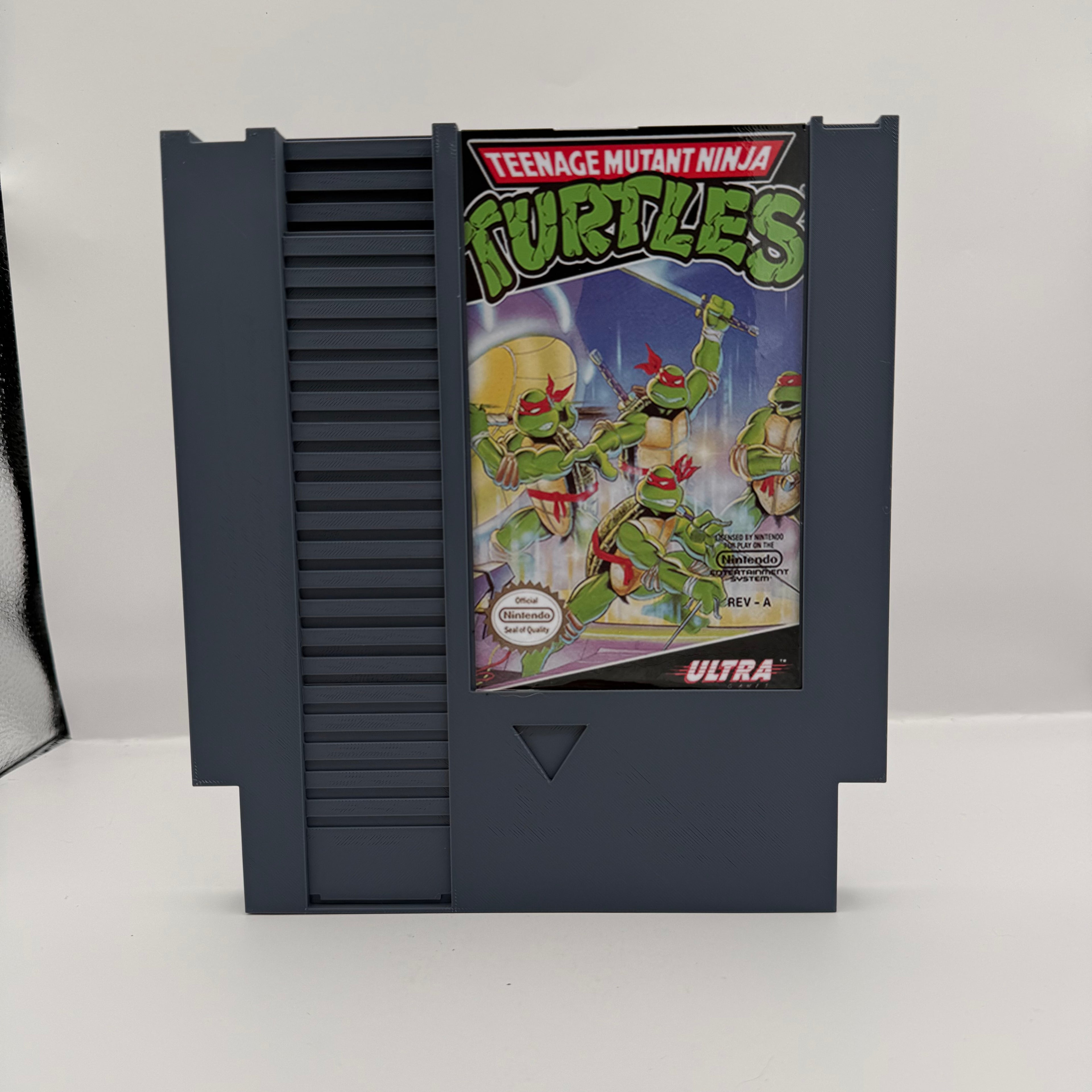 Teenage Mutant Ninja Turtles Giant NES Cartridge — 3D Printed Display Piece