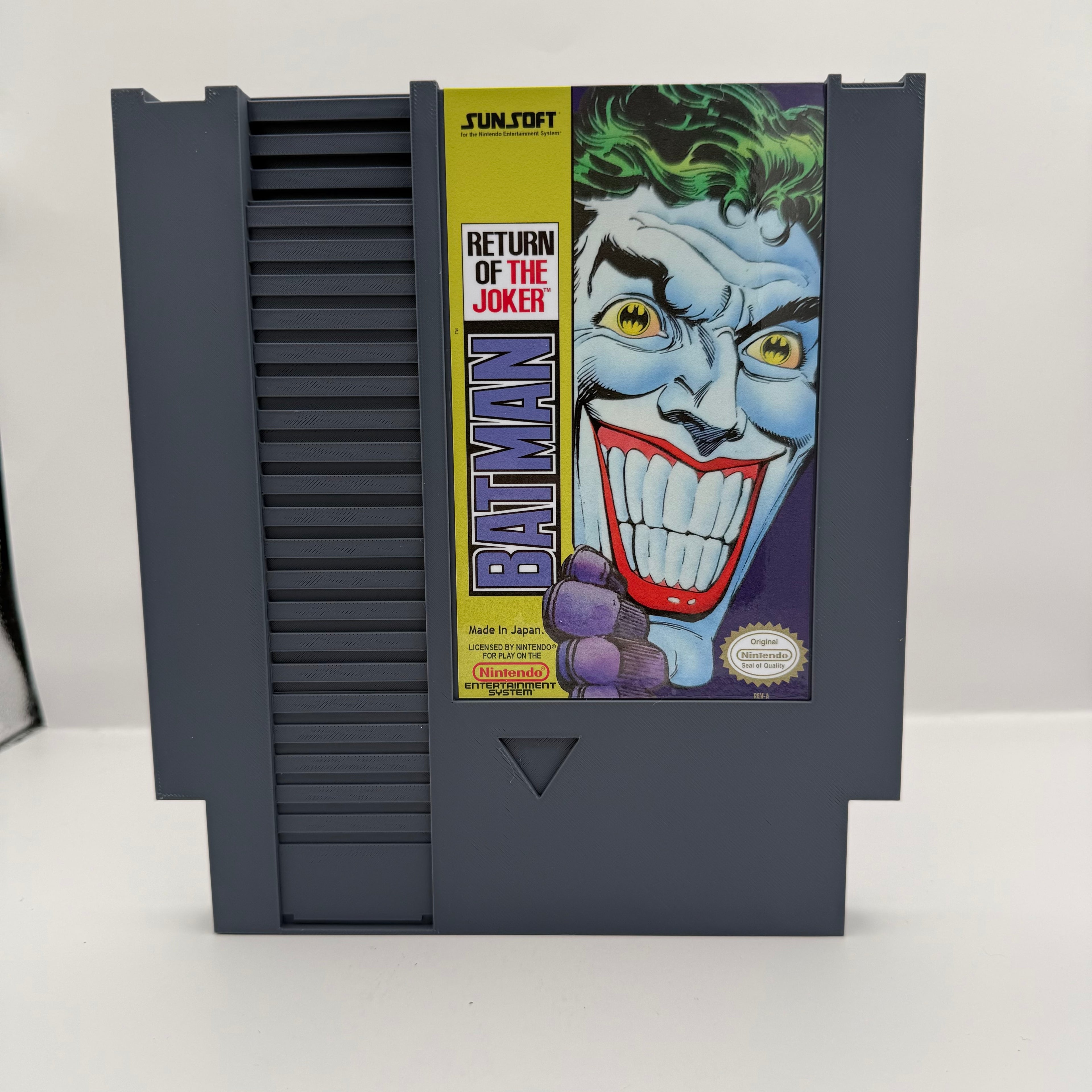 Batman Return of the Joker Giant NES Cartridge — 3D Printed Display Piece