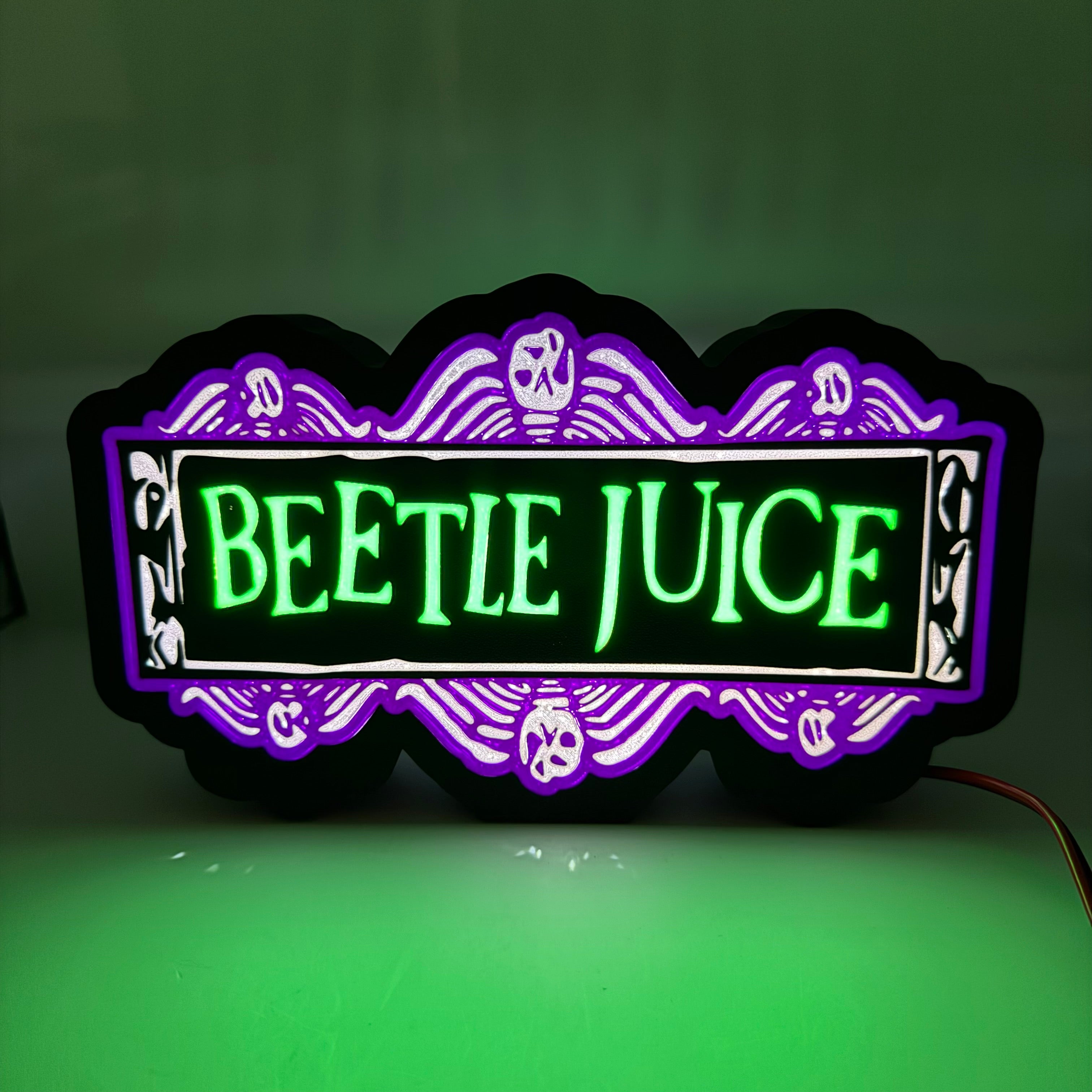 Beetlejuice Box Light