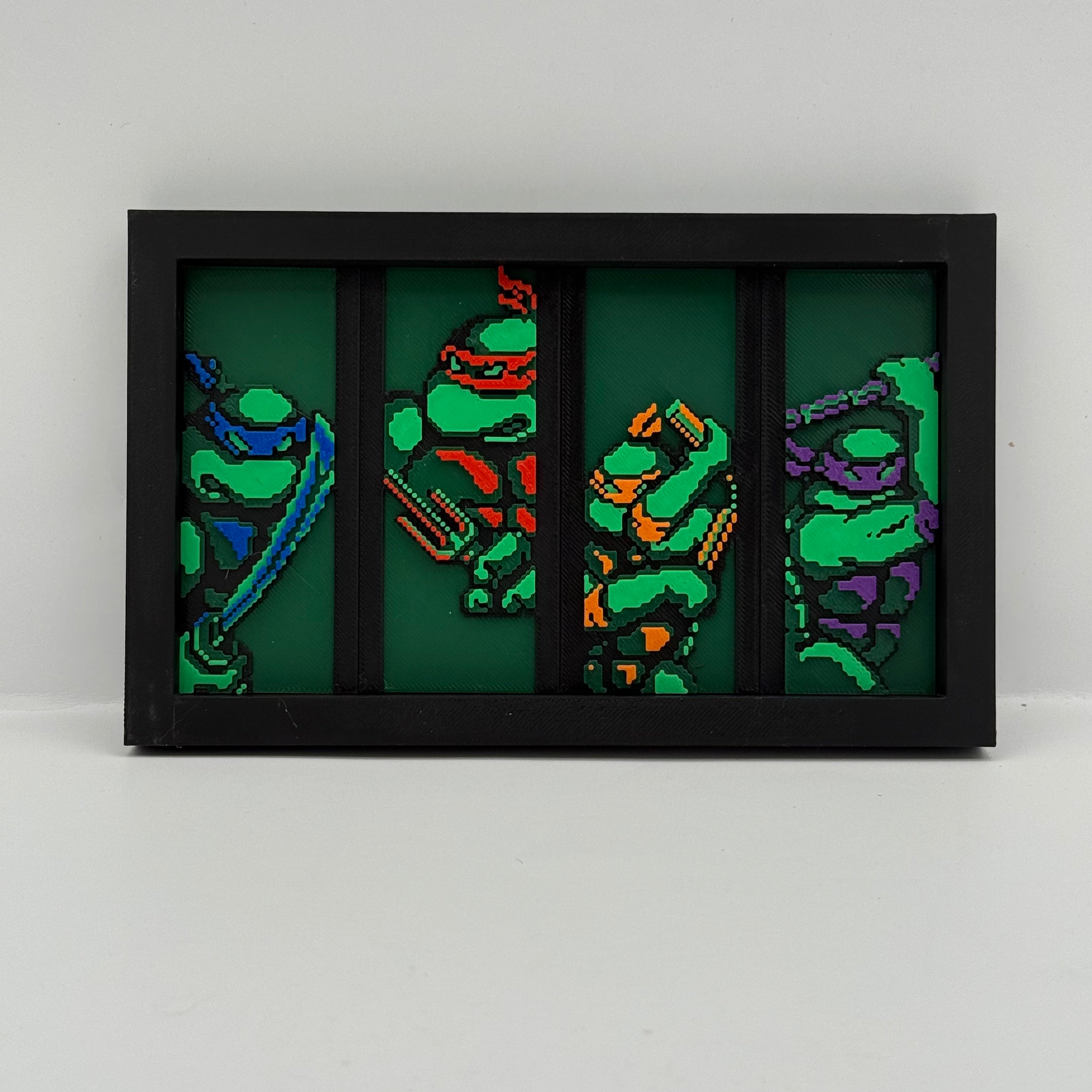 Teenage Mutant Ninja Turtles Select Screen 3D Print