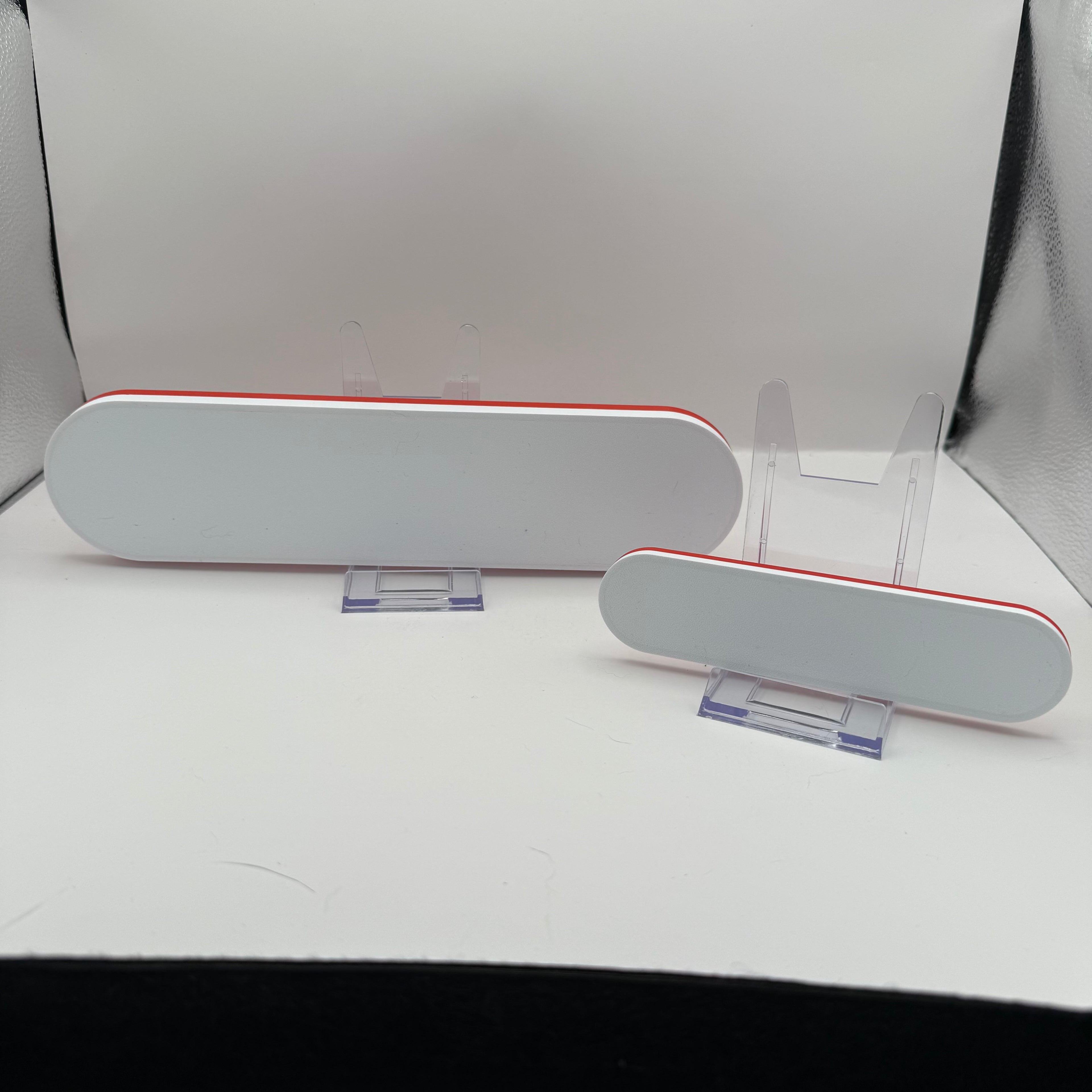 Logo ovale Nintendo – Impression 3D (blanc)
